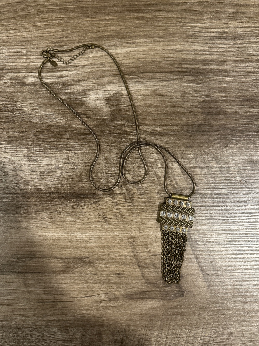 ASO Teen Wolf Allison Argent Lia Sophia Diverge Gold Chain Necklace